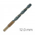 Hss Sprint Master 12.0mm Red Shank 9.5mm X1 Sleeved Din338 ALPEN Drill