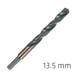 Hss Sprint Master 13.5mm Red Shank 9.5mm X1 Sleeved Din338 ALPEN Drill