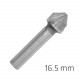 Counter Sink Solid Tungsten 16.5mm X 10mm Counter Sink Solid Tungsten 16.5mm X 10mm