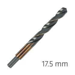 Hss Sprint Master 17.5mm Red Shank 12.5mm X1 Sleeved Din338 ALPEN Dril