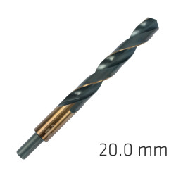 Hss Sprint Master 20.0mm Red Shank 12.5mm X1 Sleeved Din338 ALPEN Dril