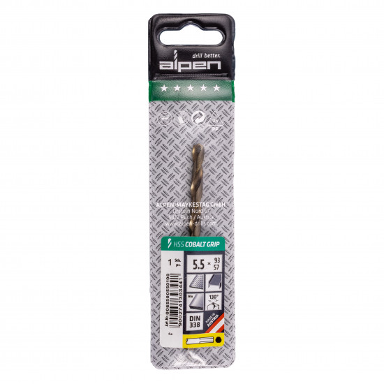 Hss Cobalt 5,5 Plw Grip 3-sided