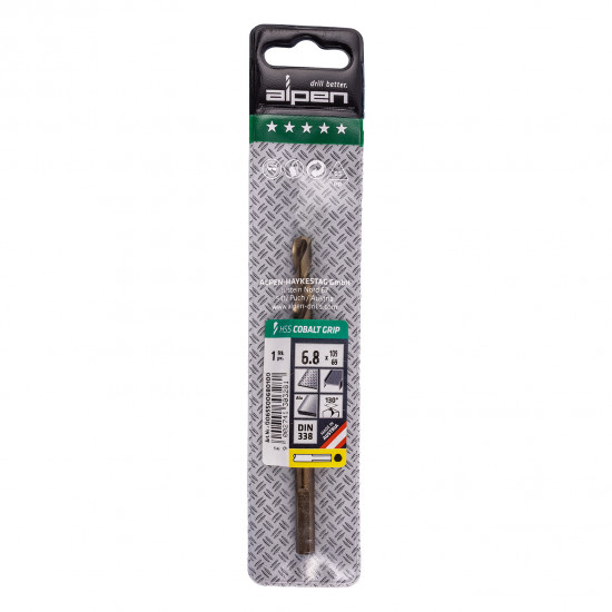 Hss Cobalt 6,8 Plw Grip 3-sided Hss Cobalt 6,8 Plw Grip 3-sided