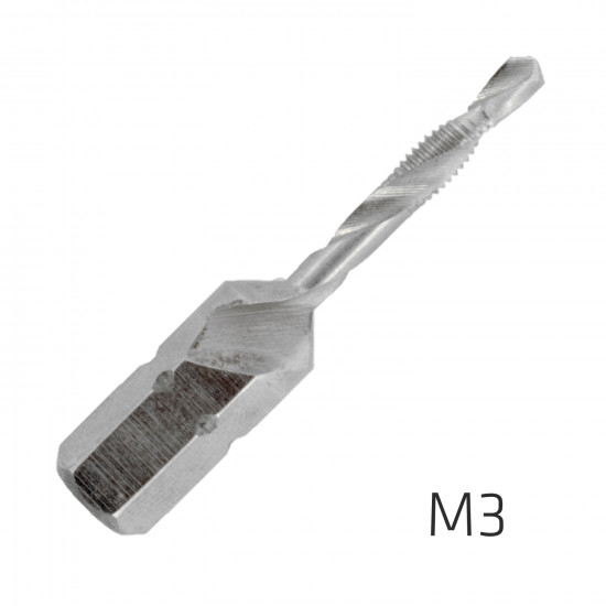 ALPEN Combination Tap Plw M3 1/4' Shank ALPEN Combination Tap Plw M3 1/4' Shank