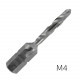 ALPEN Combination Tap Plw M4 1/4' Shank ALPEN Combination Tap Plw M4 1/4' Shank