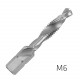 ALPEN Combination Tap Plw M6 1/4' Shank ALPEN Combination Tap Plw M6 1/4' Shank