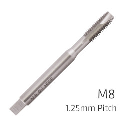 Machine Tap Cobalt 8mm In Pouch 1.25mm Pitch