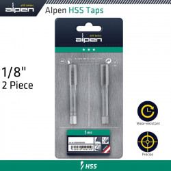 Hss H& Tap Set Imperial G 1/8' Pouched