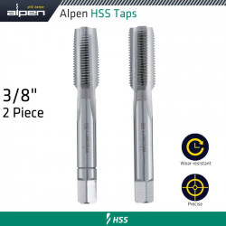 Hss H& Tap Set Imperial G 3/8' Pouched