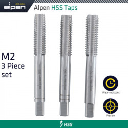 H& Tap Set In Pouch M2 Hss 0.5mm Pitch
