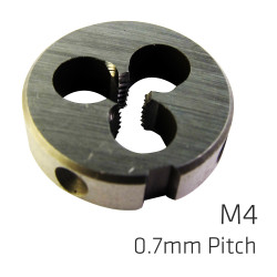 Machine Die Cobalt 4mm Spiral Point In Pouch 0.7mm Pitch