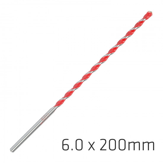 Profi Multicut Drill Bit 6 X 200mm Profi Multicut Drill Bit 6 X 200mm