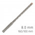 Force X 8.0 X 160/100 Sds-plus Rebar Drill Bit X4 Cutting Edges - Bulk