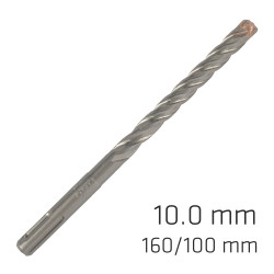 Force X 10.0 X160/100 Sds-+ Rebar Drill Bit X4 Cutting Edges - Bulk