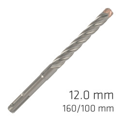 Force X 12.0 X160/100 Sds-+ Rebar Drill Bit X4 Cutting Edges - Bulk