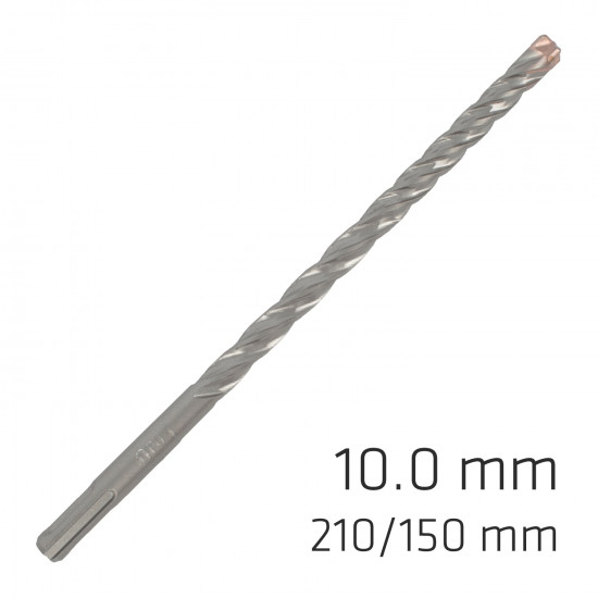 Force X 10.0 X 210/150 Sds-plus Rebar Drill Bit X4 Cutting Edges - Bul Force X 10.0 X 210/150 Sds-plus Rebar Drill Bit X4 Cutting Edges - Bul
