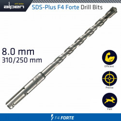 Sds Plus Bit 310 X 250mm 8mm Bulk