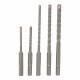 Force X Cassette Sds-plus Set Mb5 5 Pcs. 5.0/ 6.0 Mm X 110 And 6.0/ 8. Force X Cassette Sds-plus Set Mb5 5 Pcs. 5.0/ 6.0 Mm X 110 And 6.0/ 8.