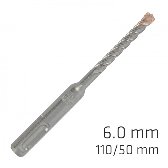 Force X 6.0 X 110/050 Sds-plus Rebar Drill Bit X4 Cutting Edges Force X 6.0 X 110/050 Sds-plus Rebar Drill Bit X4 Cutting Edges