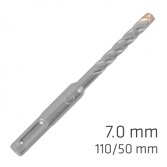 Force X 7.0 X 110/050 Sds-plus Rebar Drill Bit X4 Cutting Edges