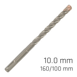 Force X 10.0 X 160/100 Sds-+ Rebar Drill Bit X4 Cutting Edges
