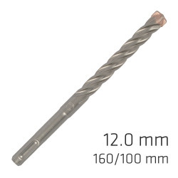 Force X 12.0 X 160/100 Sds-+ Rebar Drill Bit X4 Cutting Edges