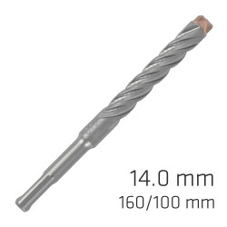 Force X 14.0 X 160/100 Sds-+ Rebar Drill Bit X4 Cutting Edges