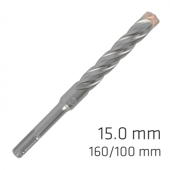 Force X 15.0 X160/100 Sds-plus Rebar Drill Bit X4 Cutting Edges Force X 15.0 X160/100 Sds-plus Rebar Drill Bit X4 Cutting Edges