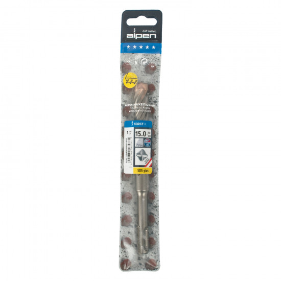 Force X 15.0 X160/100 Sds-plus Rebar Drill Bit X4 Cutting Edges Force X 15.0 X160/100 Sds-plus Rebar Drill Bit X4 Cutting Edges