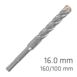 Force X 16.0 X160/100 Sds-+ Rebar Drill Bit X4 Cutting Edges