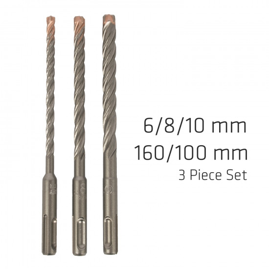 Force X Sds Set 3 Pcs 6/8/10 Mm X 160 Force X Sds Set 3 Pcs 6/8/10 Mm X 160