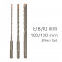 Force X Sds Set 3 Pcs 6/8/10 Mm X 160