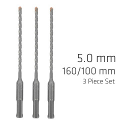 Sds Plus F4 Bit 5mm X 160 X 100 X3 Pcs Drill Hammer