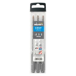 Sds Plus F4 Bit 5mm X 160 X 100 X3 Pcs Drill Hammer