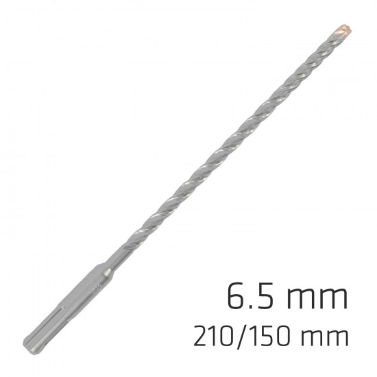 Force X 6.5 X 210/150 Sds-plus Rebar Drill Bit X4 Cutting Edges Force X 6.5 X 210/150 Sds-plus Rebar Drill Bit X4 Cutting Edges