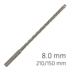 Force X 8.0 X 210/150 Sds-+ Rebar Drill Bit X4 Cutting Edges