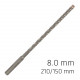 Force X 8.0 X 210/150 Sds-plus Rebar Drill Bit X4 Cutting Edges Force X 8.0 X 210/150 Sds-plus Rebar Drill Bit X4 Cutting Edges