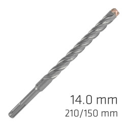 Force X 14.0 X 210/150 Sds-+ Rebar Drill Bit X4 Cutting Edges