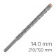 Force X 14.0 X 210/150 Sds-plus Rebar Drill Bit X4 Cutting Edges Force X 14.0 X 210/150 Sds-plus Rebar Drill Bit X4 Cutting Edges