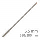 Force X 6.5 X 260/200 Sds-plus Rebar Drill Bit X4 Cutting Edges Force X 6.5 X 260/200 Sds-plus Rebar Drill Bit X4 Cutting Edges