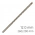 Force X 12.0 X 260/200 Sds-plus Rebar Drill Bit X4 Cutting Edges