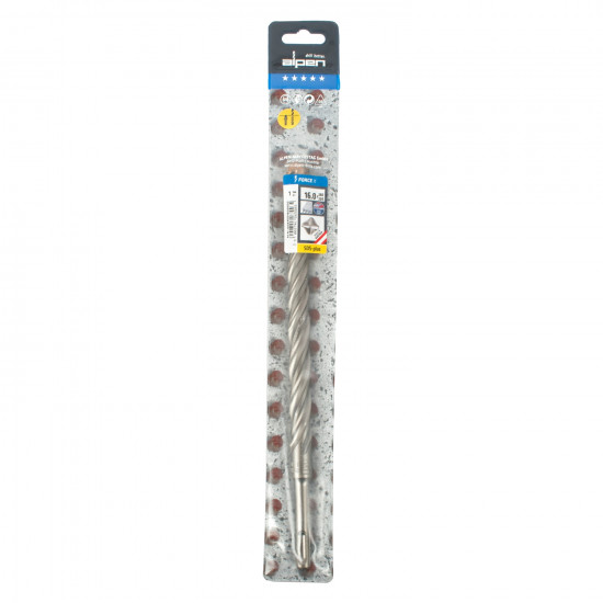 Force X 16.0 X 260/200 Sds-plus Rebar Drill Bit X4 Cutting Edges Force X 16.0 X 260/200 Sds-plus Rebar Drill Bit X4 Cutting Edges