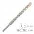 Force X 18.0 X 250/200 Sds-plus Rebar Drill Bit X4 Cutting Edges