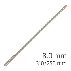 Force X 8.0 X 310/250 Sds-+ Rebar Drill Bit X4 Cutting Edges