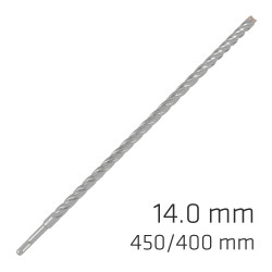 Force X 14.0 X 450/400 Sds-+ Rebar Drill Bit X4 Cutting Edges