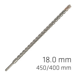 Force X 18.0 X 450/400 Sds-+ Rebar Drill Bit X4 Cutting Edges