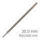 Force X 20.0 X 450/400 Sds-plus Rebar Drill Bit X4 Cutting Edges Force X 20.0 X 450/400 Sds-plus Rebar Drill Bit X4 Cutting Edges