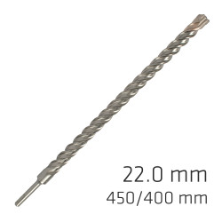Force X 22.0 X 450/400 Sds-+ Rebar Drill Bit X4 Cutting Edges