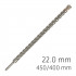 Force X 22.0 X 450/400 Sds-plus Rebar Drill Bit X4 Cutting Edges