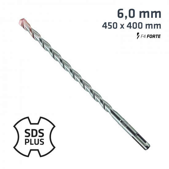 Sds Plus Drill Bit 450 X 400 6.0mm Sds Plus Drill Bit 450 X 400 6.0mm